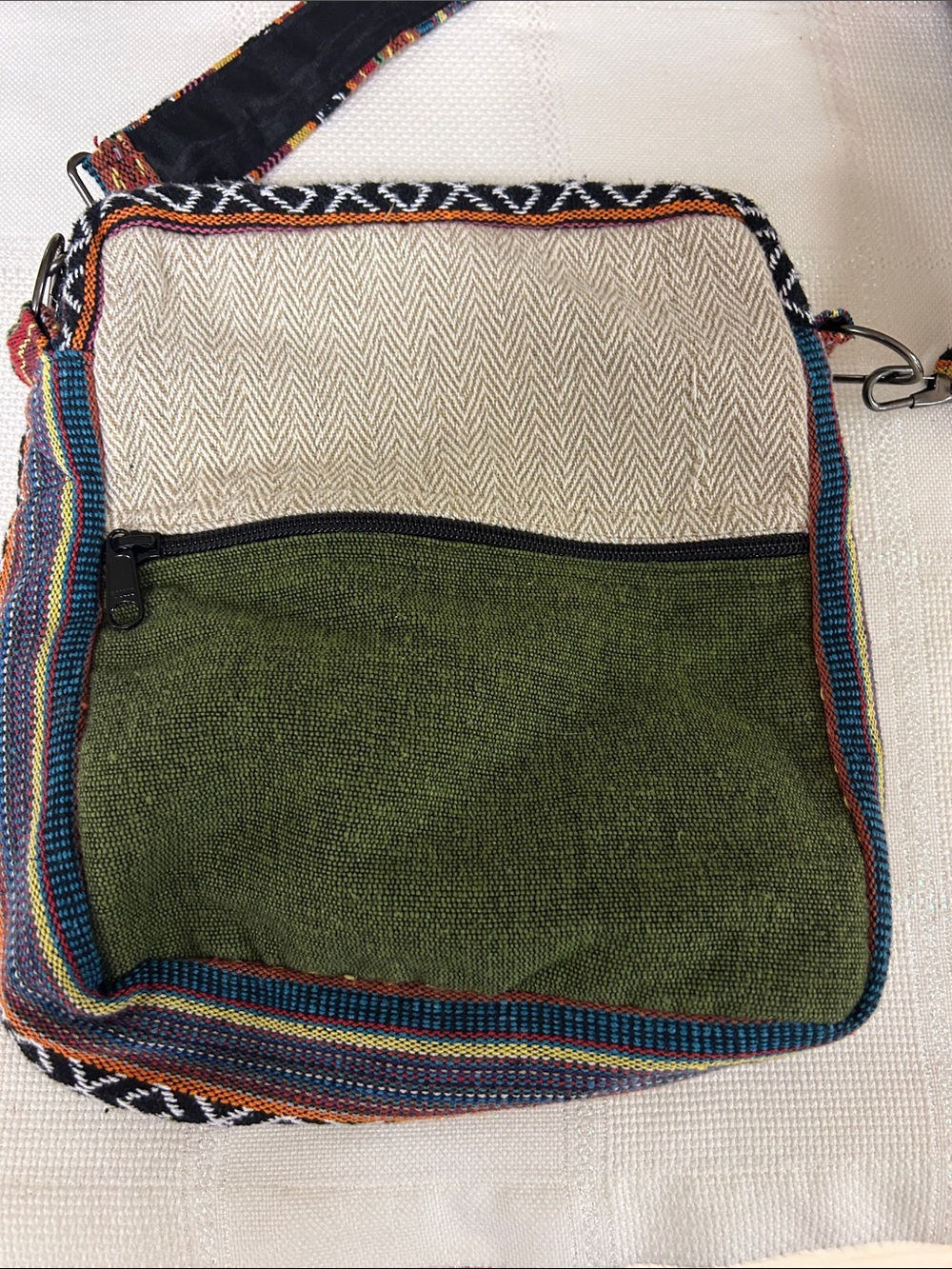 Himalayan hemp patchwork Crossbody bag image 4
